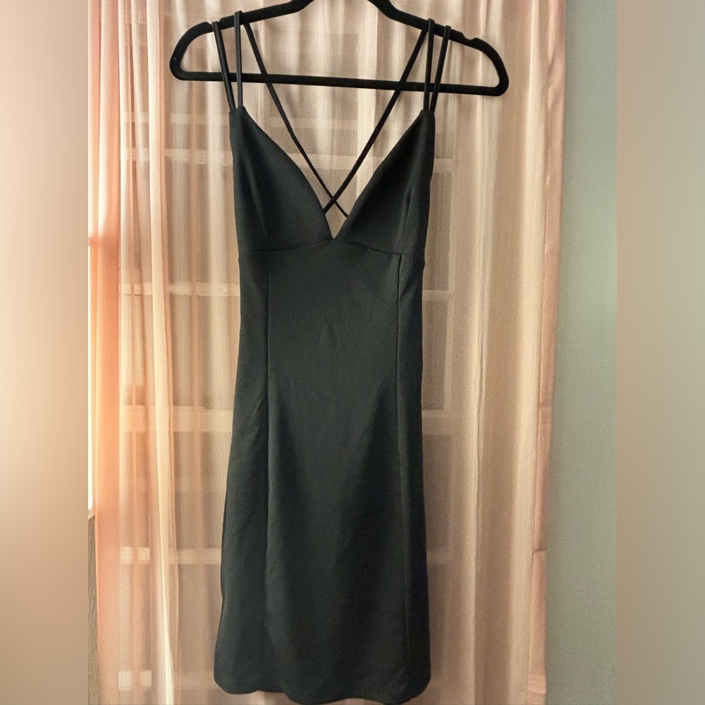 Black Spaghetti Strap Dress